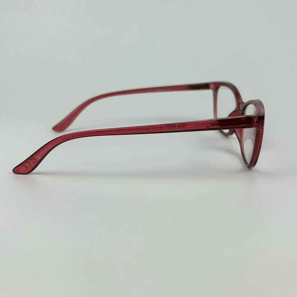 Nine West NS1223 Womens Eyeglasses Frame Rose Plastic Full Rim 52-17-141 mm